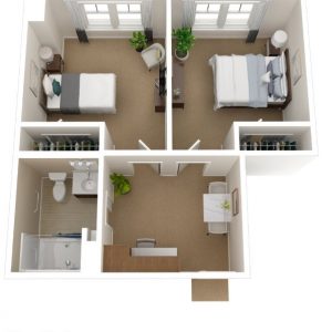 Sunrise of Orange 17 - Floor Plan Two Bedroom MC.jpg