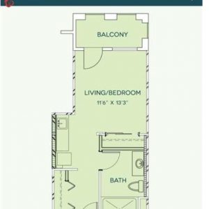 The Meridian at Lake San Marcos floor plan AL studio La Costa.JPG