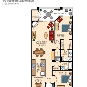 The Sea Bluffs floor plan IL 2 bedroom condo Doheny B.JPG