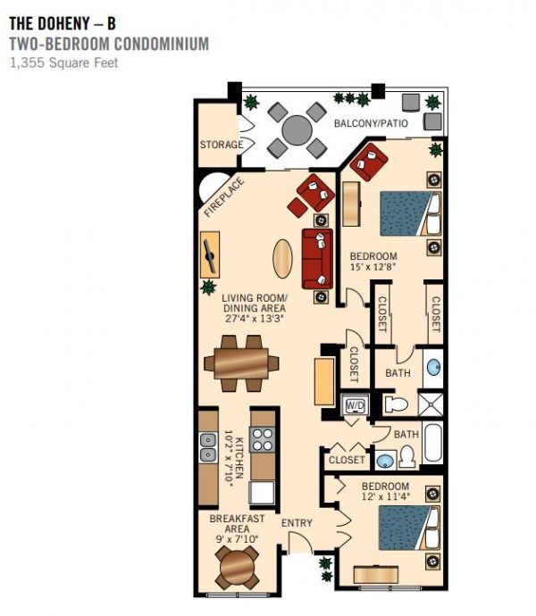 The Sea Bluffs floor plan IL 2 bedroom condo Doheny B.JPG