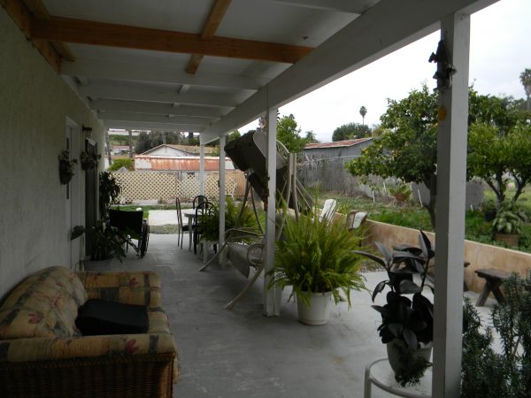 Verdugo Boarding Home patio.JPG