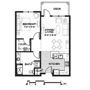 Walnut Village floor plans 1 bedroom B1.JPG