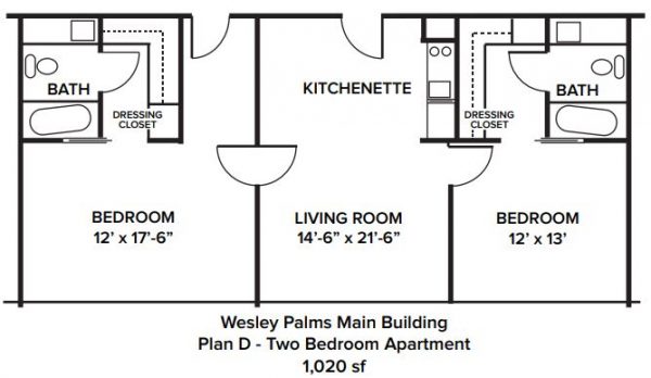 Wesley Palms floor plan 2 bedroom Plan D.JPG