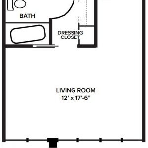 Wesley Palms floor plan studio Plan A.JPG