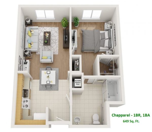 Westmont at San Miguel Ranch floor plan 1br 1ba Chapparel.JPG