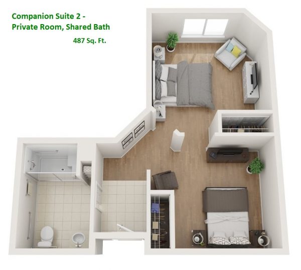 Westmont at San Miguel Ranch floor plan companion suite private room shared bath.JPG