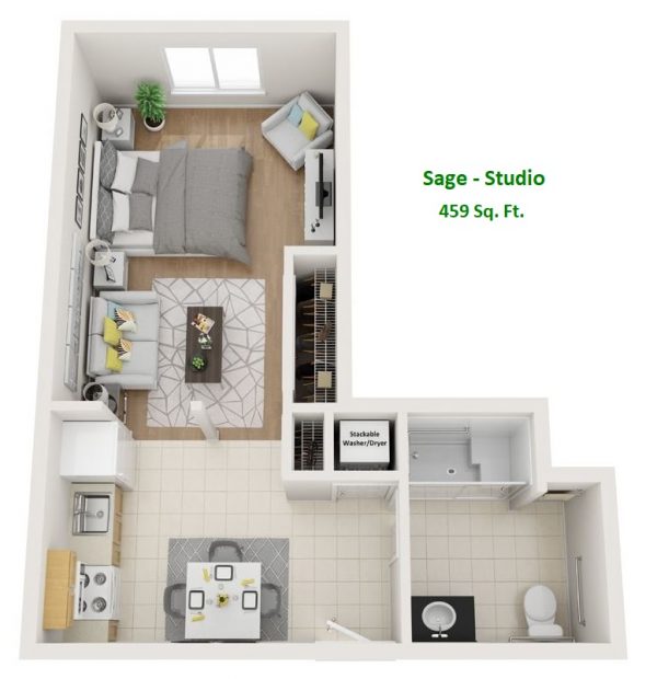 Westmont at San Miguel Ranch floor plan studio Sage.JPG