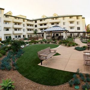 Westmont Town Court courtyard.JPG